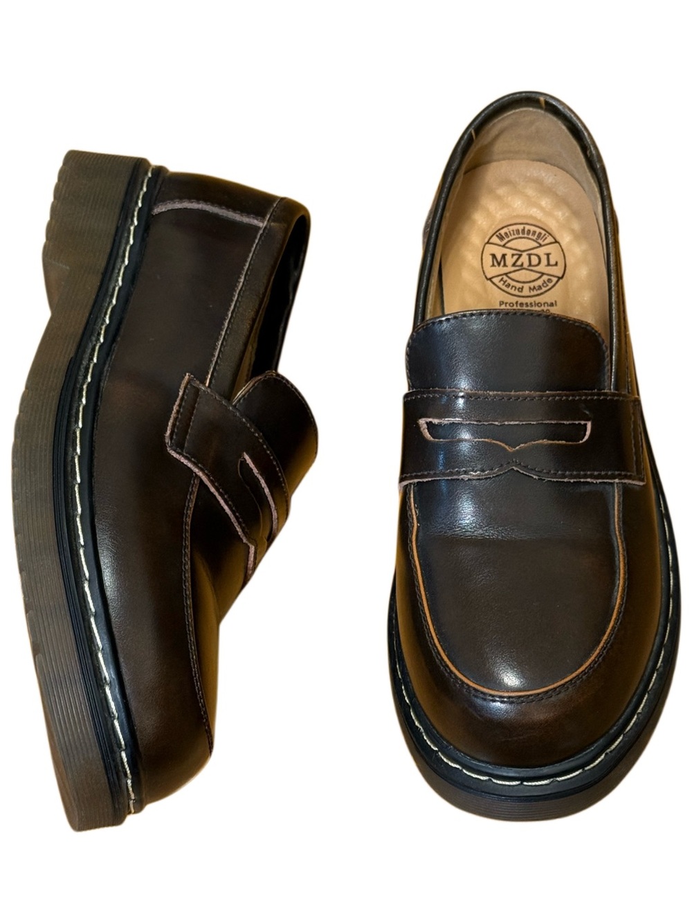 MZDL Meizudongli Handmade Leather Loafers